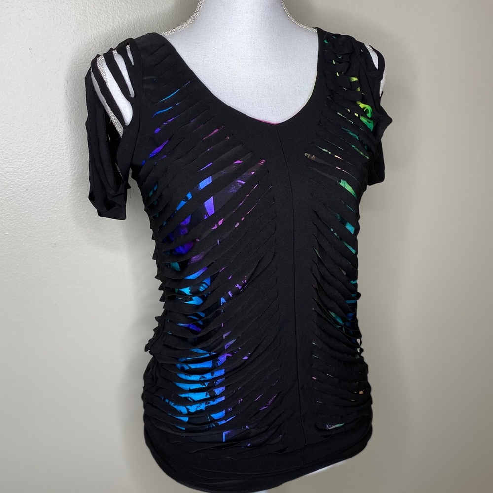Costume Gallery 80’s theme short sleeve top